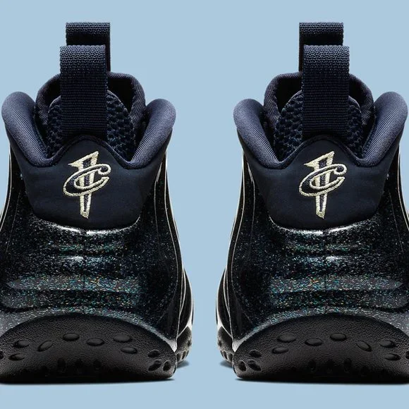 Women Nike Air Foamposite One Obsidian Glitter BOX